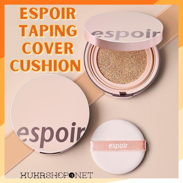 [Chính hãng] Phấn nước che khuyết điểm Espoir Taping Cover Cushion SPF25/PA++ kiềm dầu, lâu trôi (26 gr)