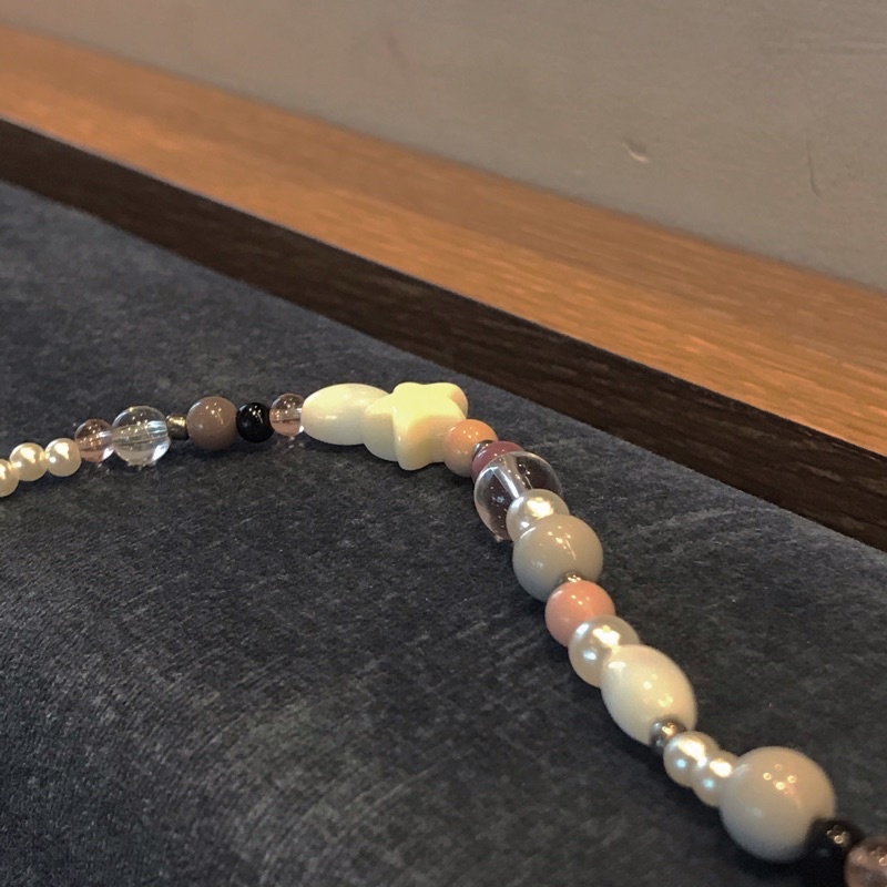 Vòng tay phối đá UWEARING ngôi sao may mắn Dark Choco thanh lịch xinh xắn