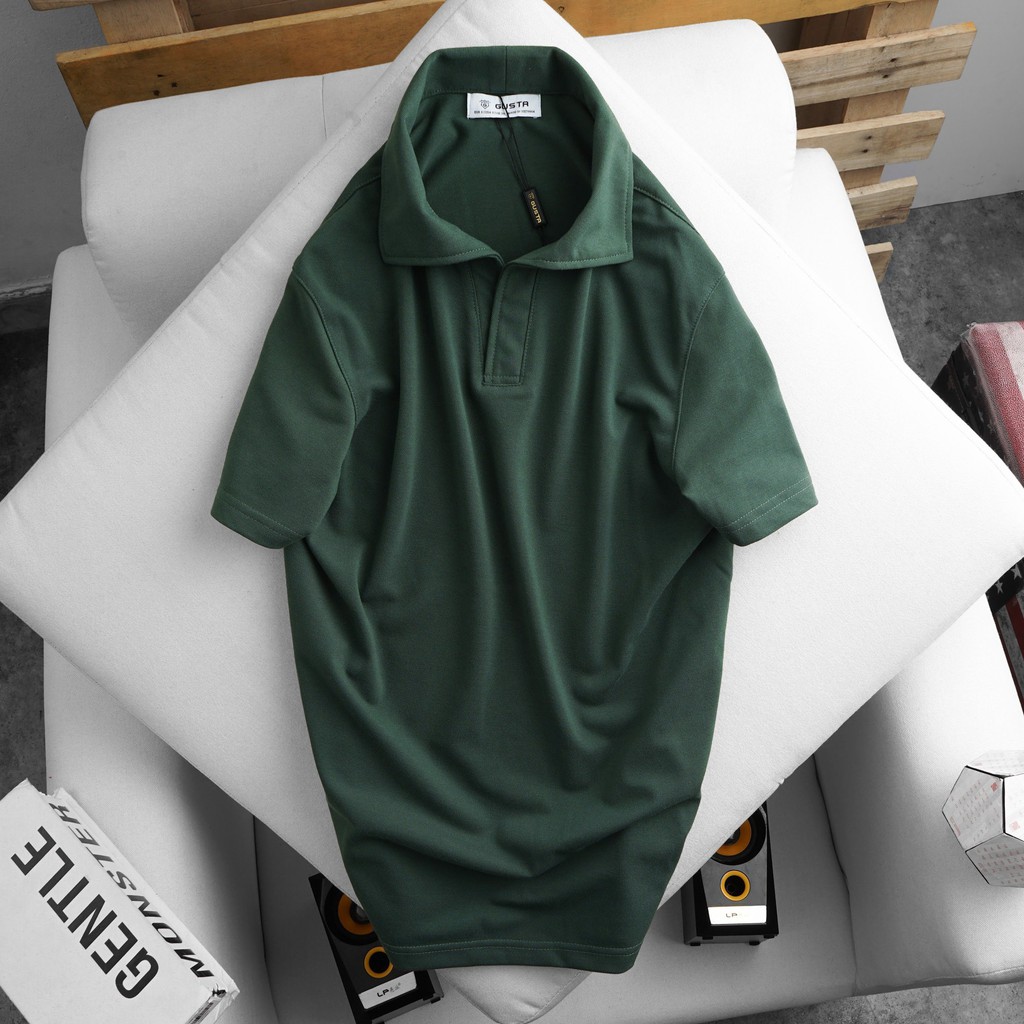 [7 Màu] Áo Thun Polo Nam Trơn Màu Đen,. - Áo Phông Polo Nam Chính Hãng Vải Thoáng Mát Chất Liệu Cao Cấp - PL03 - Gusta | BigBuy360 - bigbuy360.vn