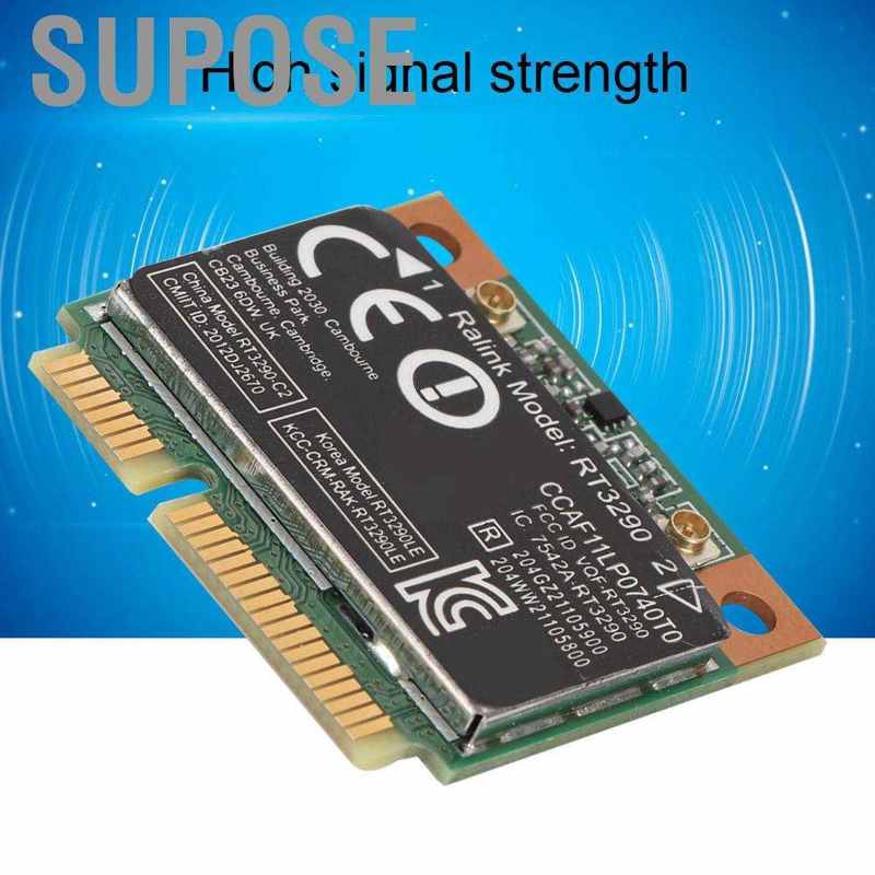 Card Wifi Không Dây Supose Rt3290 150mbps Cho Máy Tính Mini Pci-E | BigBuy360 - bigbuy360.vn