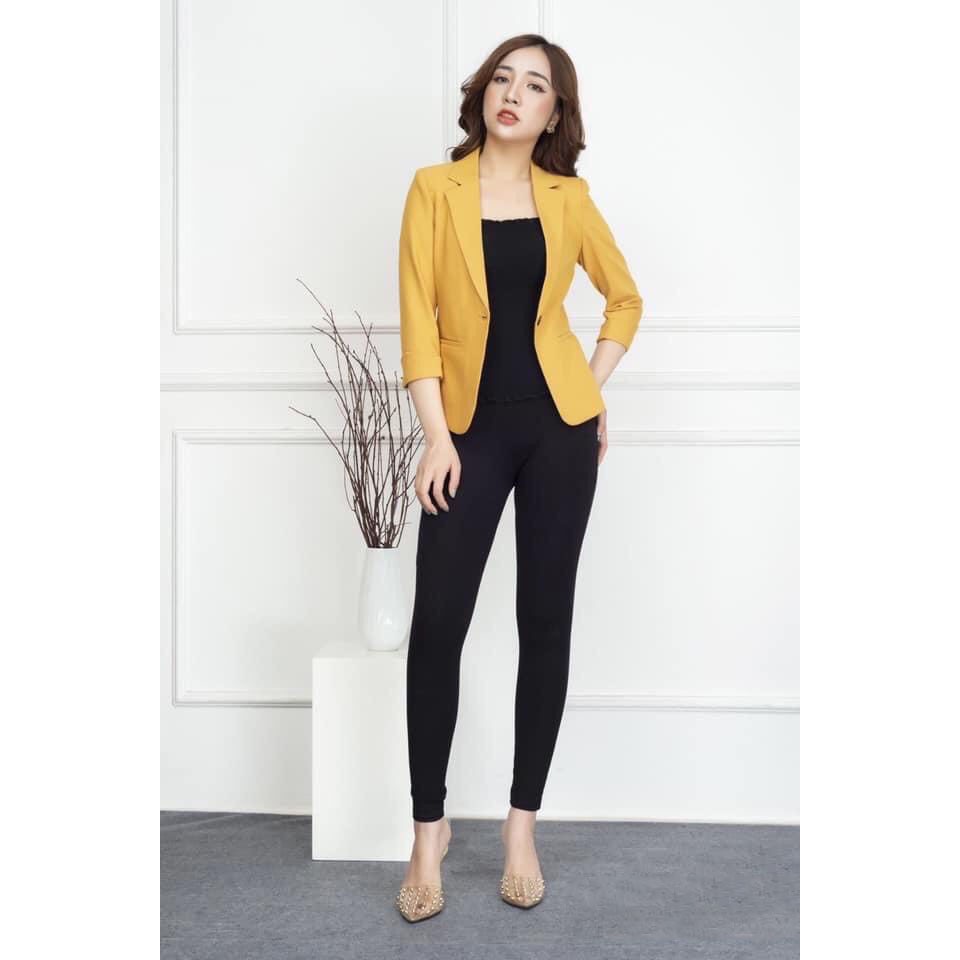 Vest Lỡ TayFREESHIPVest Công Sở Cao Cấp Chất Tuyết Mưa Mặc Thu Siêu Đẹp Hàng L1 AN51