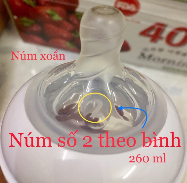 Bình Sữa Avent Natural 125ml / 260ml /330 ml ( Núm Ty Giống Ty Mẹ )