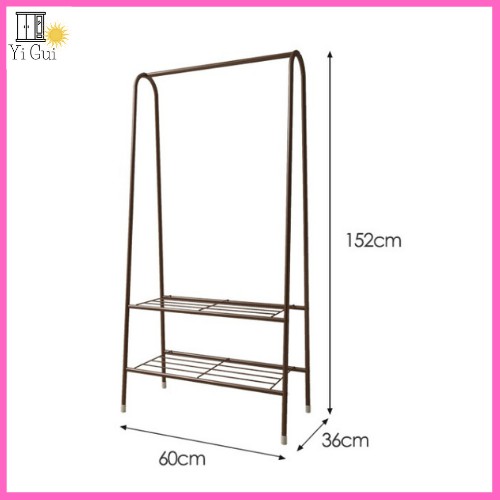 Kệ treo quần áo chữ A  khung inox