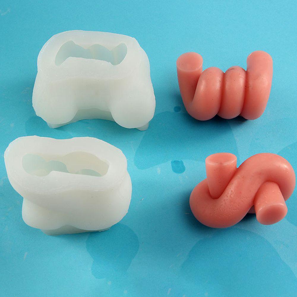 LANSEL Khuôn Silicone Làm Xà Phòng Thơm Hình Nút Thắt