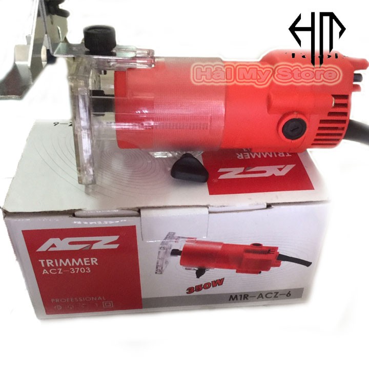 Máy phay gỗ cầm tay 6.35mm ACZ 3703, công suất 350w - Máy phay alu, máy soi gỗ, máy tạo rãnh, soi mọng gỗ
