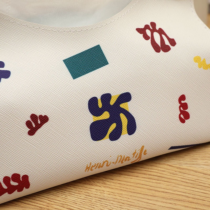 Hộp Da Đựng Khăn Giấy Phong Cách Bắc Âu Sáng Tạo Tiện Dụng Cho Gia Đình