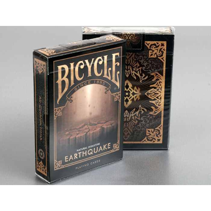 Bài Mỹ ảo thuật bicycle USA cao cấp : Bicycle Natural Disasters ''Earthquake'' Playing Cards by Collectable Playing