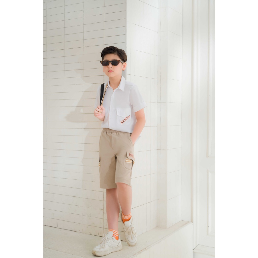 Quần lửng JOOKYLI bé trai kaki 20B0556