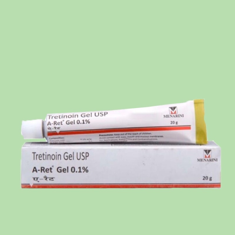 Tretinoin Aret Gel 0.1 / 0.05 / 0.025 Ngăn Ngừa Lão Hóa, Giảm Mụn 20g - Tre Aret Ấn Độ