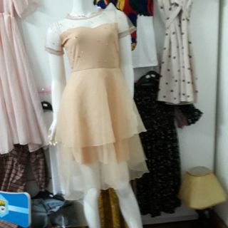 Đầm lụa tay cánh tiên