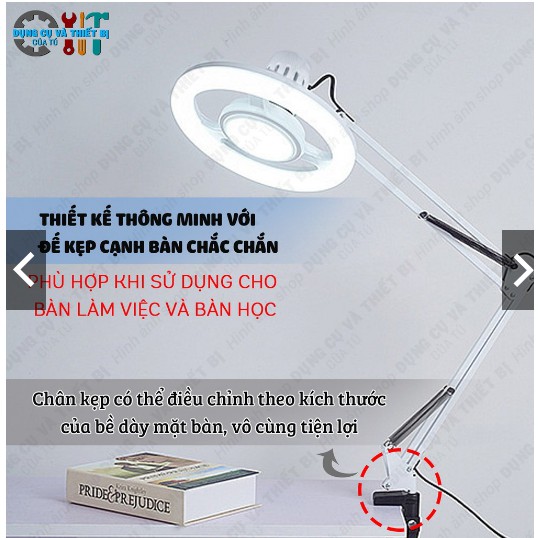 Đèn Spa Nail Phun Xăm Thẩm Mỹ Cao Cấp Đèn Trục Khuỷu, Đèn Moon- Trắng