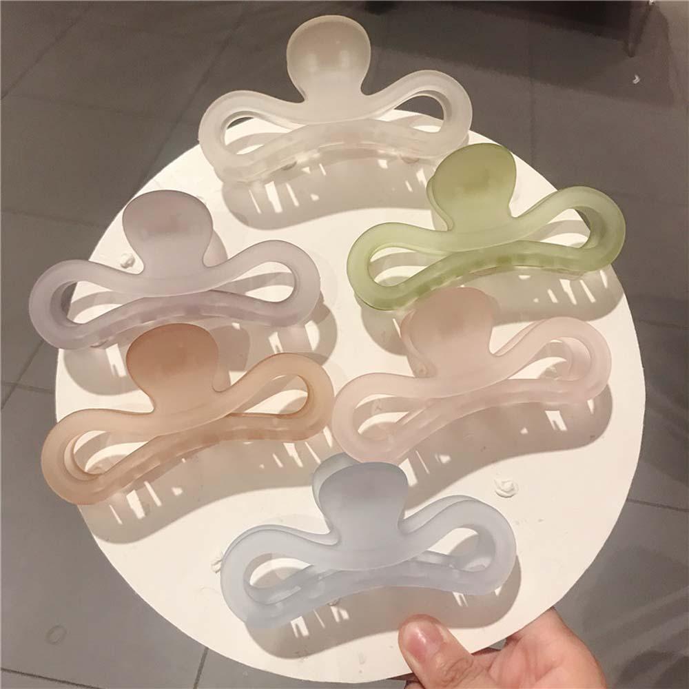 Kẹp Tóc Càng Cua Đính Nơ Màu Sắc Ngọt Ngào Phong Cách Pháp Cho Nữ