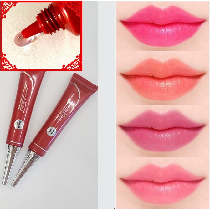 Dưỡng kích màu môi sau phun xăm set 4 tuýp gabry màu đỏ cam hồng