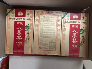 TRÀ SÂM HÀN QUỐC HIỆU CON CÒ (100 gói x 3G)