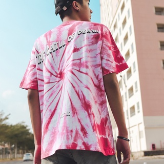 Áo Thun Cigarettes Tie Dye Màu Hồng