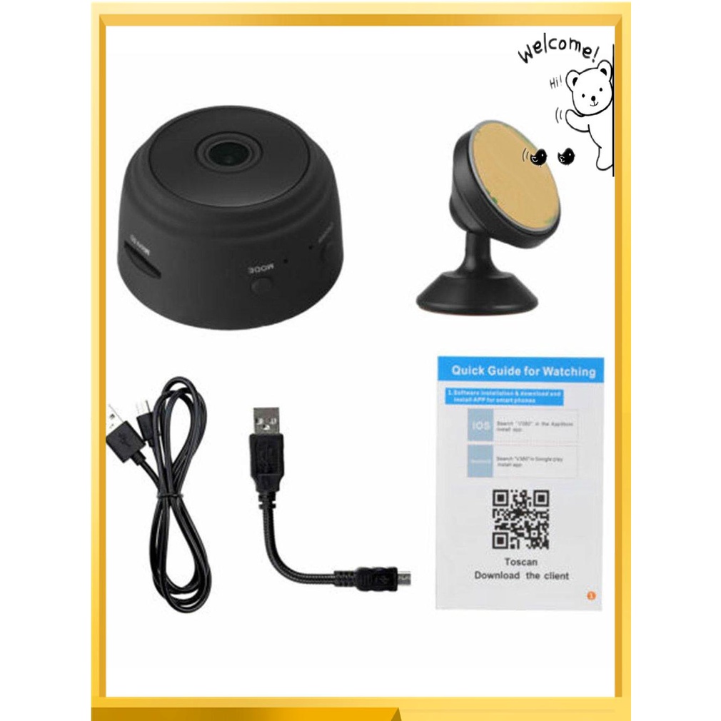 ⚡ Camera không dây A9 1080P kết nối WiFi có nam châm | BigBuy360 - bigbuy360.vn