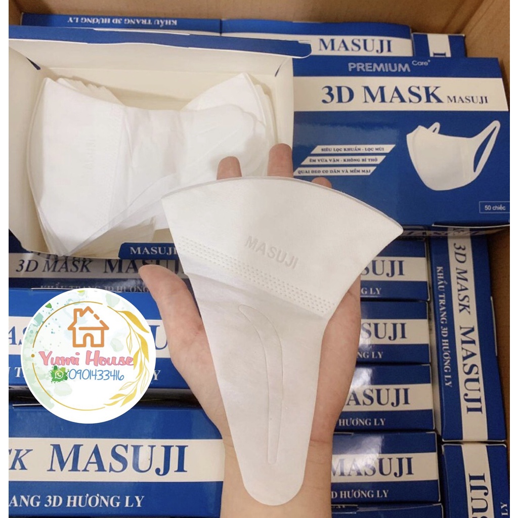 [HỘP-50 CÁI] Khẩu trang y tế 3D MASK cao cấp kháng khuẩn