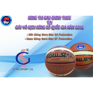 Quả bóng rổ da PU Gerustar Federation