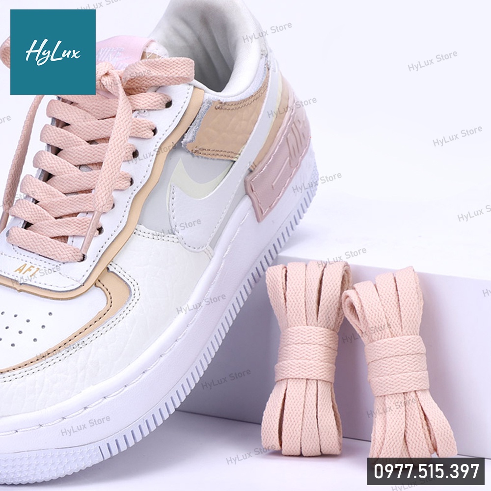 [30 màu-140cm] Dây giày dẹt Jordan 1, Air Force 1 cao cấp dài 140cm - Dây giày thể thao