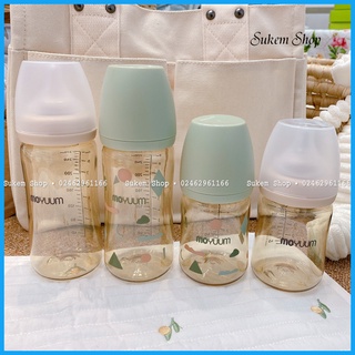 Bình Sữa MOYUUM/ Bình Sữa Hàn Quốc Limited [CHÍNH HÃNG] Núm Ti Mềm Mại, Kết Hợp Van Thông Khí Thông Minh 170ml Và 270ml