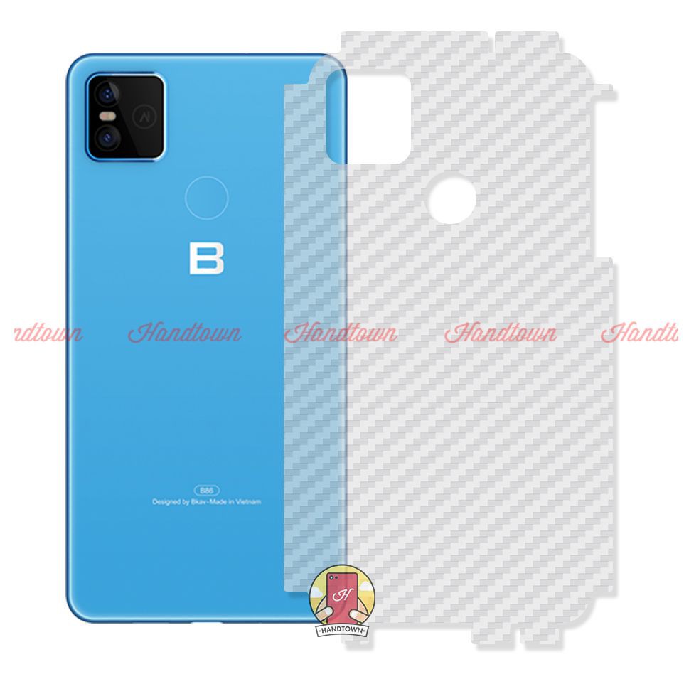Miếng Dán Lưng Cacbon Bphone B86 / B86S Full Lưng Và Viền