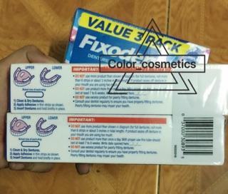 Keo Dán Răng Giả Fixodent