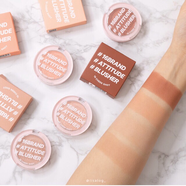 PHẤN MÁ HỒNG 16BRAND SIXTEEN CHEEK SHOT | BigBuy360 - bigbuy360.vn