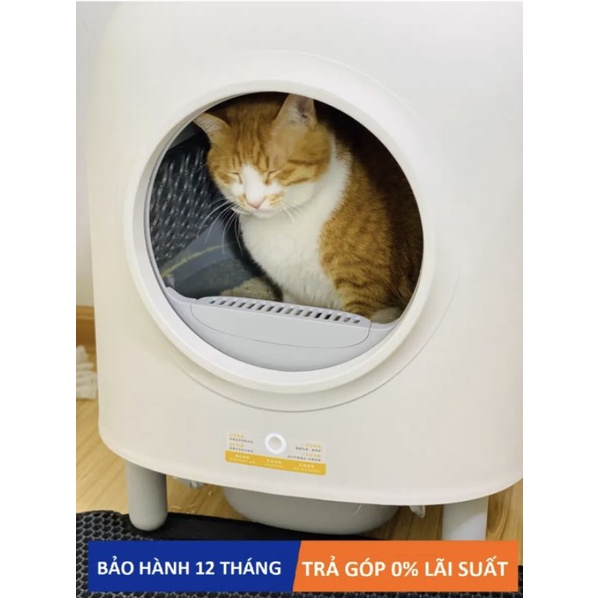 -HỎA TỐC-CÓ SẴN- Bản Quốc Tế- Máy dọn phân mèo tự động Petree Minion vệ sinh Version gen 1 2 2021 2022 2023 Đen Trắng