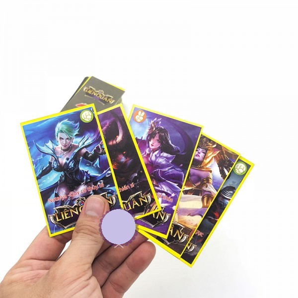 Bộ đồ chơi 190 lá bài hình tướng game Liên Quân Mobile
