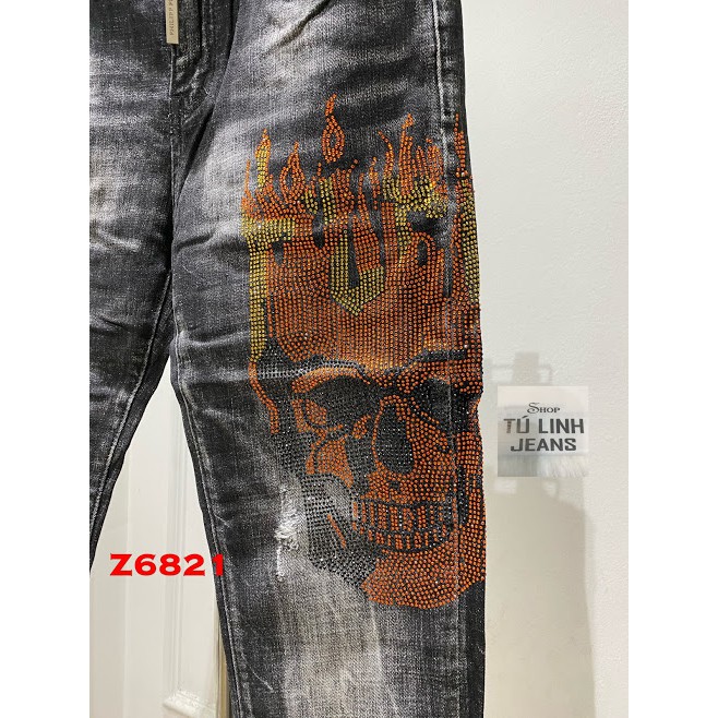 [ LẺ Size Sale sốc ] Quần Bò Côn Vẩy Sơn | BigBuy360 - bigbuy360.vn