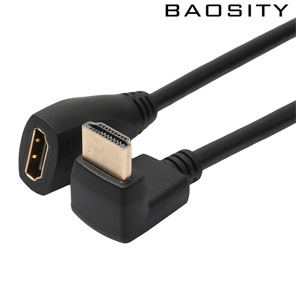 Dây Cáp Mở Rộng Hdmi 90 Độ Loại A Đầu Đực Sang Đầu Cái 30cm