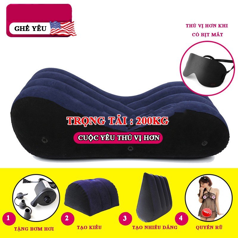 Ghế Tình Yêu -Bơm Hơi CAO CẤP SIÊU BỀN TOUGHAGE NÂNG CAO CẢM XÚC TÌNH YÊU TY01 SALE (TẶNG DÂY TRÓI) | BigBuy360 - bigbuy360.vn