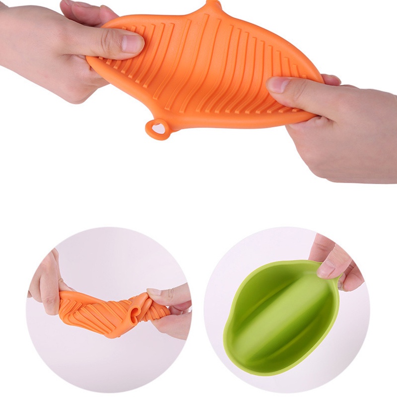 1 Dụng Cụ Nhấc Nồi Bằng silicone Chịu Nhiệt Cao Có Móc Treo Tiện Lợi YKD JP5