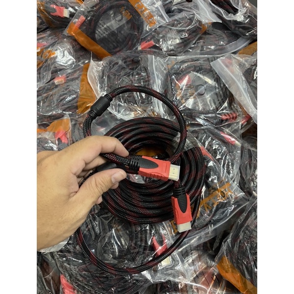 Dây cáp HDMI tròn loại tốt dài 1.5m 2m 3m 5m 10m 15m chuẩn hình ảnh chất lượng cao  -  Mecstore