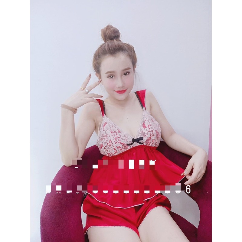 [FREESHIP] Đồ ngủ lụa cánh tiên có mút