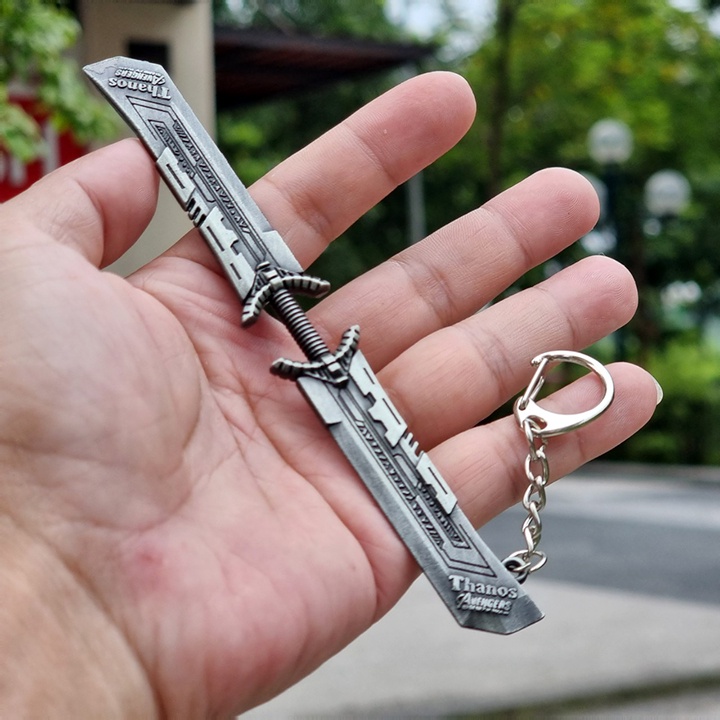 Móc Khóa Đại Đao Thanos. Móc Chìa Khóa Avengers. Hợp Kim Nhôm Cao Cấp