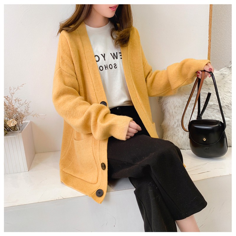 [Giảm 10K: Mã VENU10K] Áo khoác len cardigan chất mịn đẹp hàng quảng châu cao cấp | BigBuy360 - bigbuy360.vn
