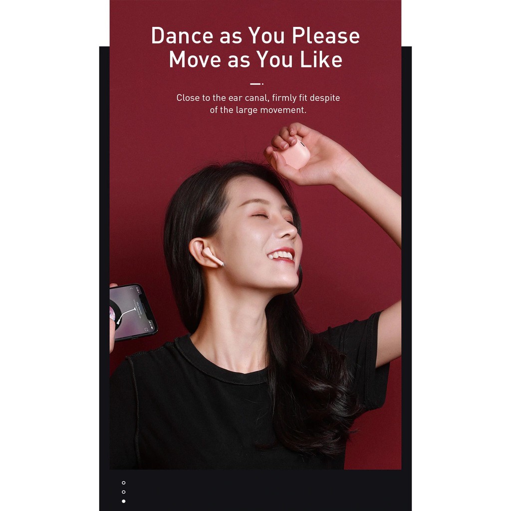 [Mã ELMS5 giảm 7% đơn 300K] Tai nghe cao cấp không dây kèm kén sạc tích hợp sạc không dây chính hãng BASEUS W04/W04Pro | BigBuy360 - bigbuy360.vn