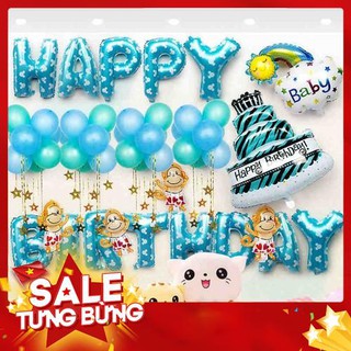 [SALE SẬP SÀN] SÉT BÓNG SINH NHẬT ĐẦY ĐỦ CHO BÉ TRAI VÀ BÉ GÁI [HÀNG MỚI]