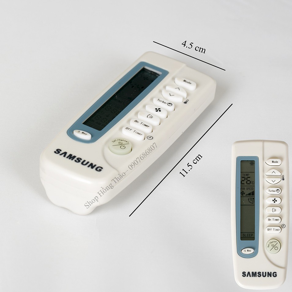 Điều khiển remote máy lạnh Samsung đa năng