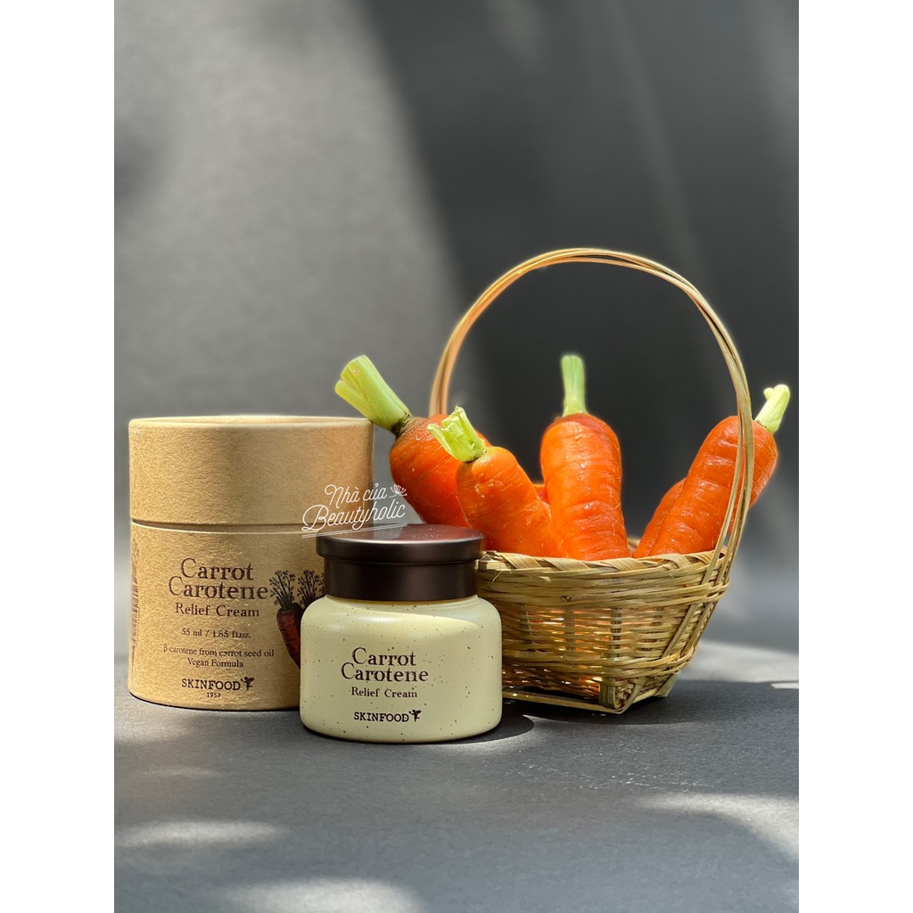 Kem dưỡng cà rốt SKINFOOD CARROT CAROTENE RELIEF CREAM