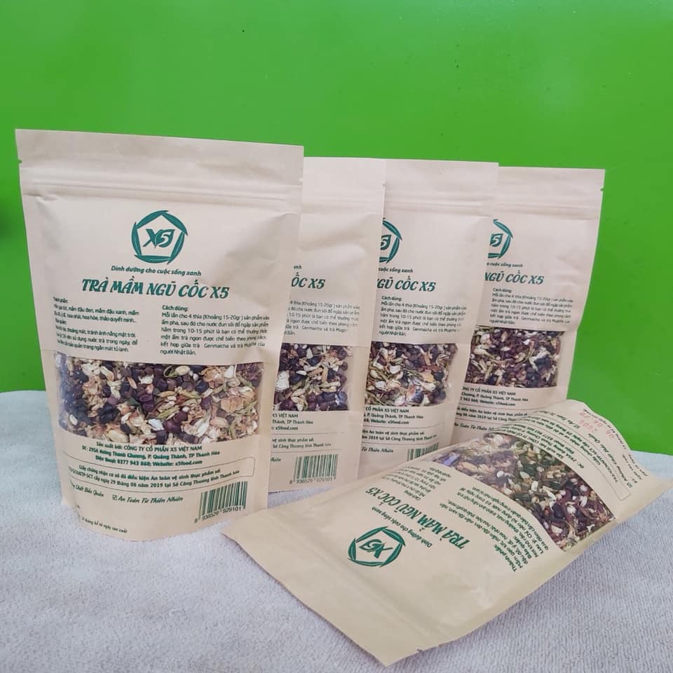 Gói 300gr Trà Mầm Ngũ Cốc Các Loại Hạt