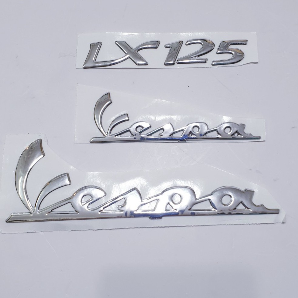 Bộ tem chữ vespa lx150, decal vespa lx150 giá trọn 1 bộ