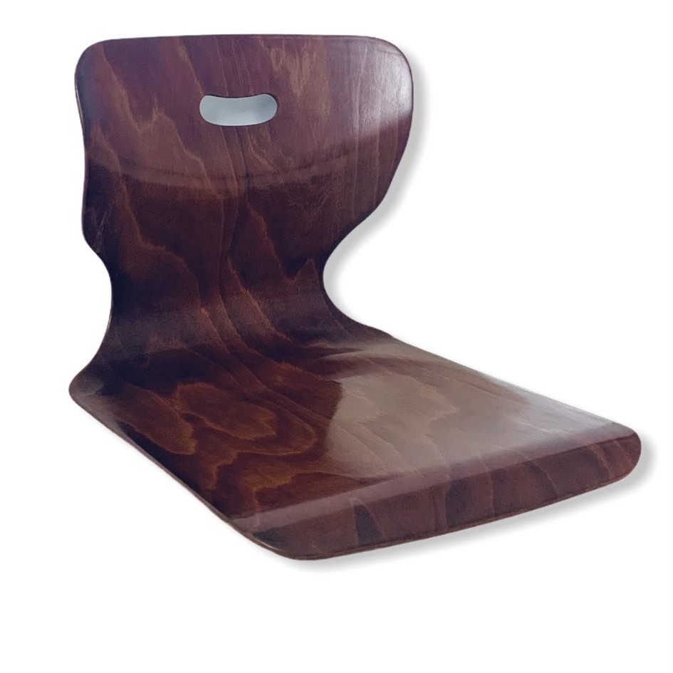 Ghế Bệt bảo vệ cột sống V5, Ghế tựa lưng ngồi bệt, Gỗ Beech Uốn Cong, Màu Walnut Nâu Đỏ - Plyconcept Toma Chair V5 | BigBuy360 - bigbuy360.vn