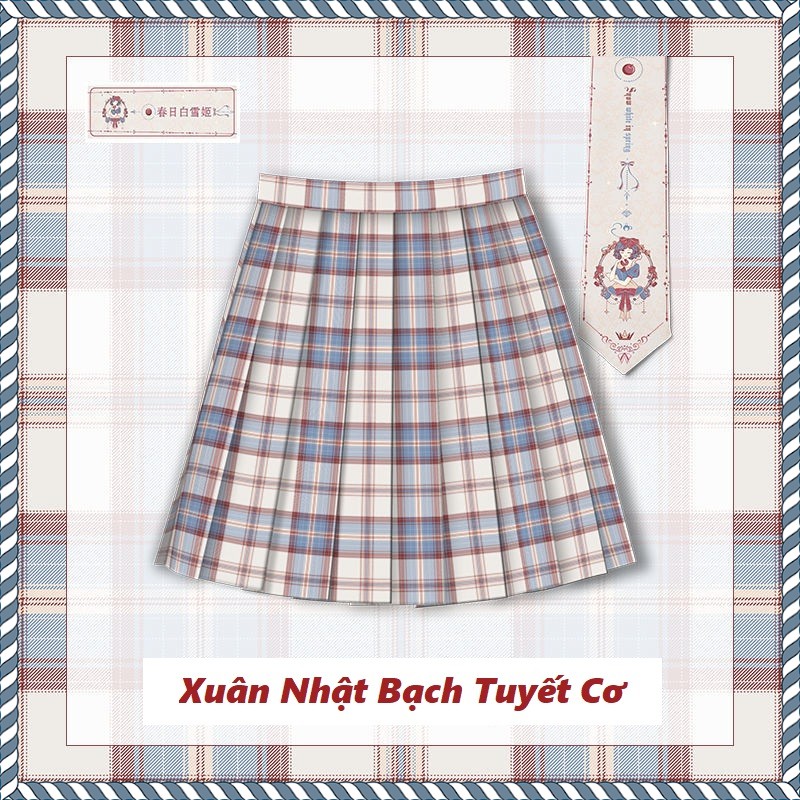 Chân váy đồng phục Seifuku/JK - Xuân Nhật Bạch Tuyết Cơ