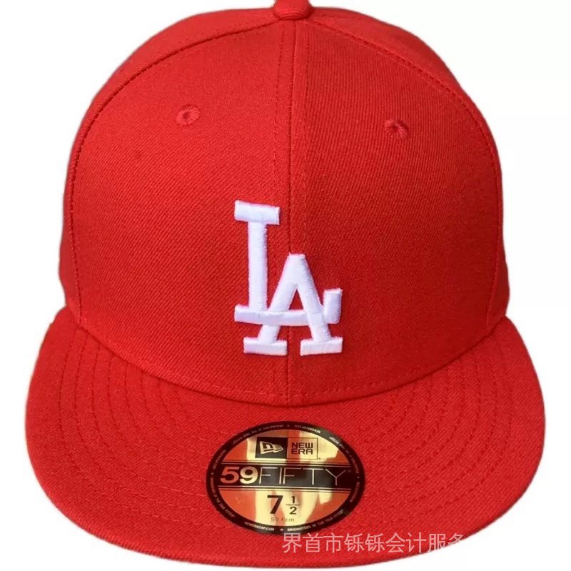 Mũ Lưỡi Trai Màu Đỏ Thêu Chữ Ny Yankees 59FIFTY plus size