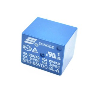 Relay 5v - 250VAC 10A SRD 5P