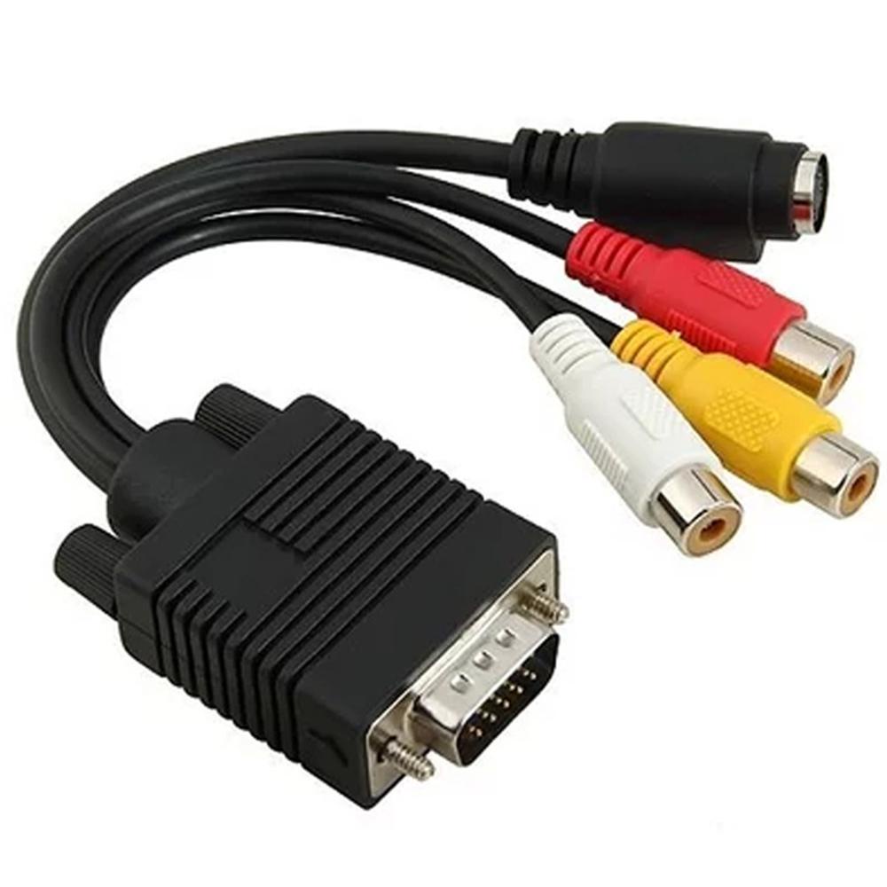 Cáp ChuyểN ĐổI VGA Sang S-Video SVGA VGA Sang AV 3 RCA