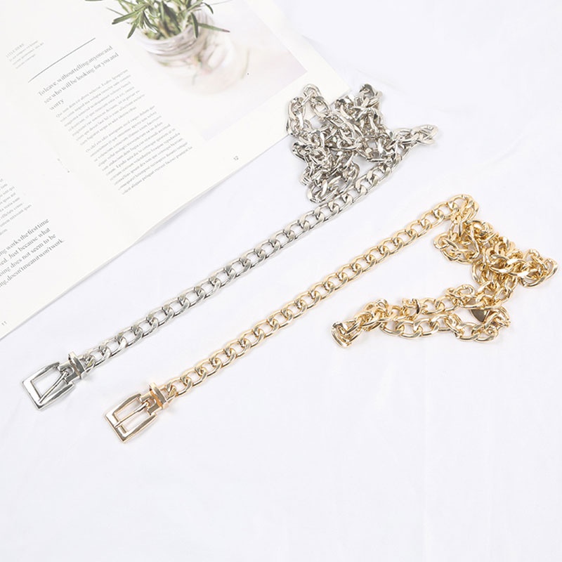 Dây nịt kim loại phong cách retro đơn giản dễ phối đồ dành cho nữ