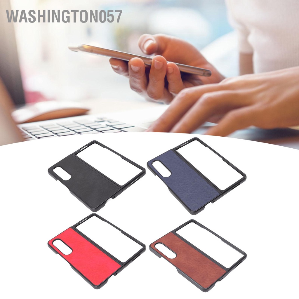 Bao da điện thoại pu có thể gấp lại cho Samsung Galaxy Z FOLD 4